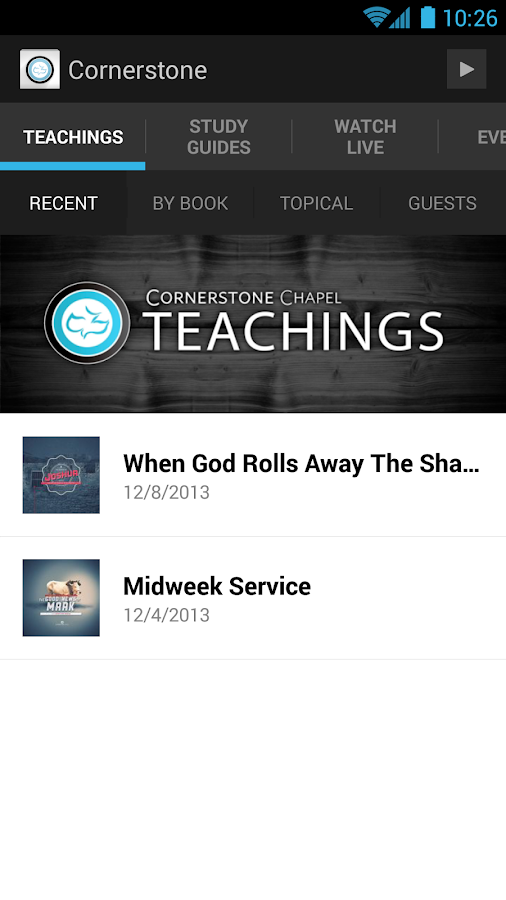 Cornerstone Chapel Android Apps on Google Play