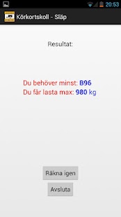 Free Körkortskoll - Släp APK