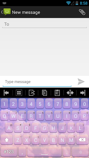 Keyboard++ sky theme