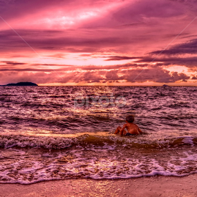 Son of Human in Kijing Beach - 03 by Aan Rosady - Landscapes Beaches