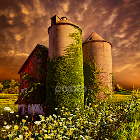 Stillness Of Dawn by Phil Koch - Buildings & Architecture Other Exteriors