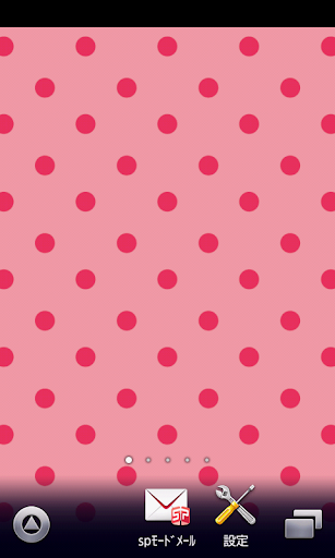 pink polkadots wallpaper ver5