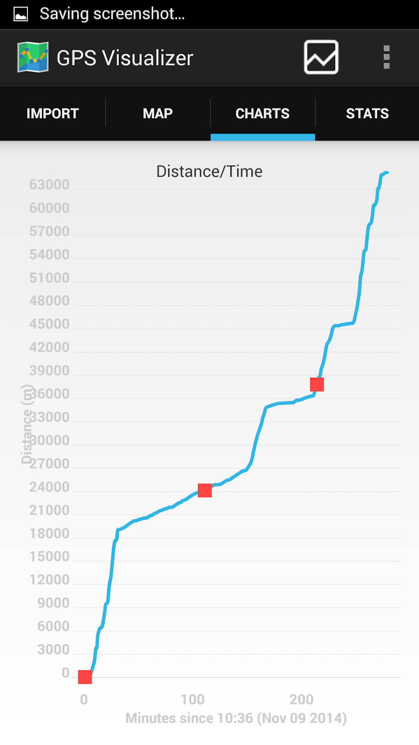 GPS Visualizer for Android Screen 2