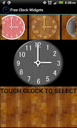 Free Clock Widgets poster 1