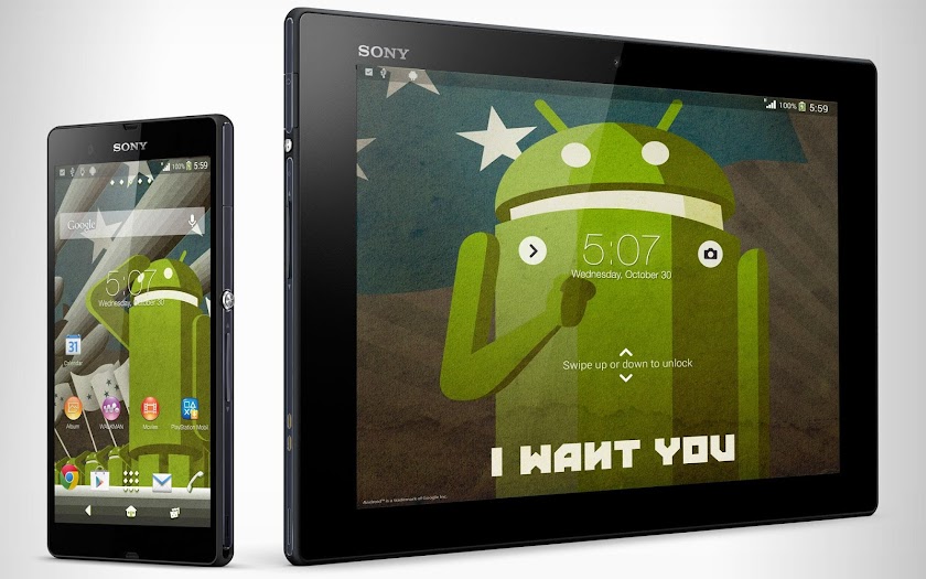 XPERIA™ Probot Theme Screen 3