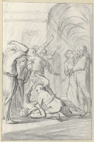 De zonen van Sceva worden aangevallen door een bezeten man (?)