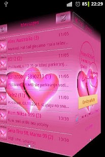 How to mod Hearts pink theme GO SMS Pro 1.03 mod apk for laptop