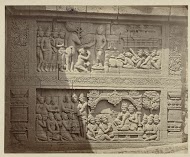 Basreliëf in de noord muur van de Borobudur