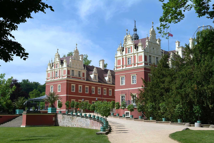 Muskau Castel in the Upper Lusatia region in Germany.