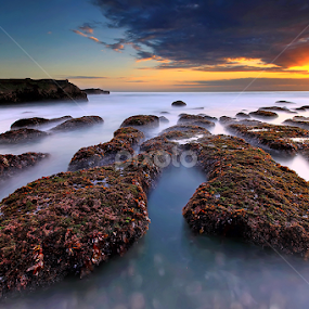 Rock Mengening Beach by Yudik Pradnyana - Landscapes Caves & Formations