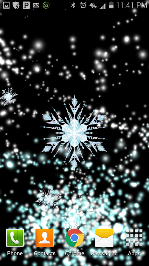 Android application Frozen LWP Pro screenshort