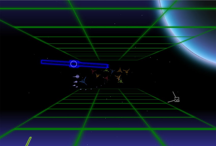 Typing game space shooter
