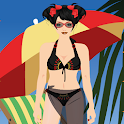 Bikini Girl Dress Up game logo