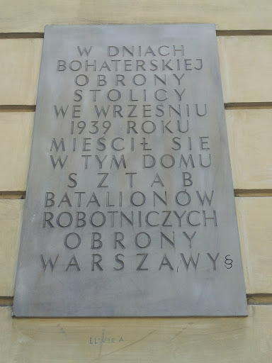 Sztab Batalionow Robotniczych Obrony Warszawy