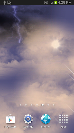 Thunder clouds Free Wallpaper