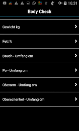 BodyCheck- Gewicht Fett Umfang poster 1