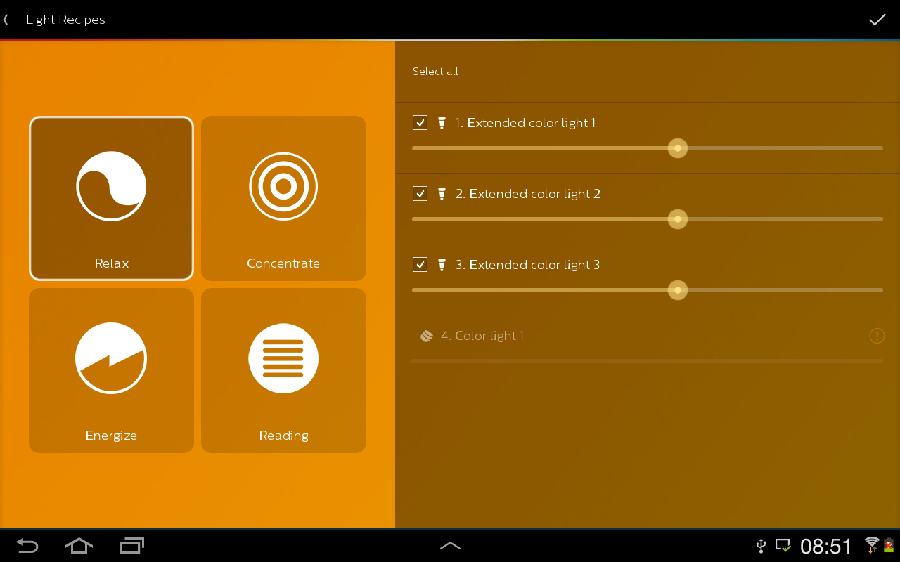   Philips Hue gen 1: captura de pantalla 