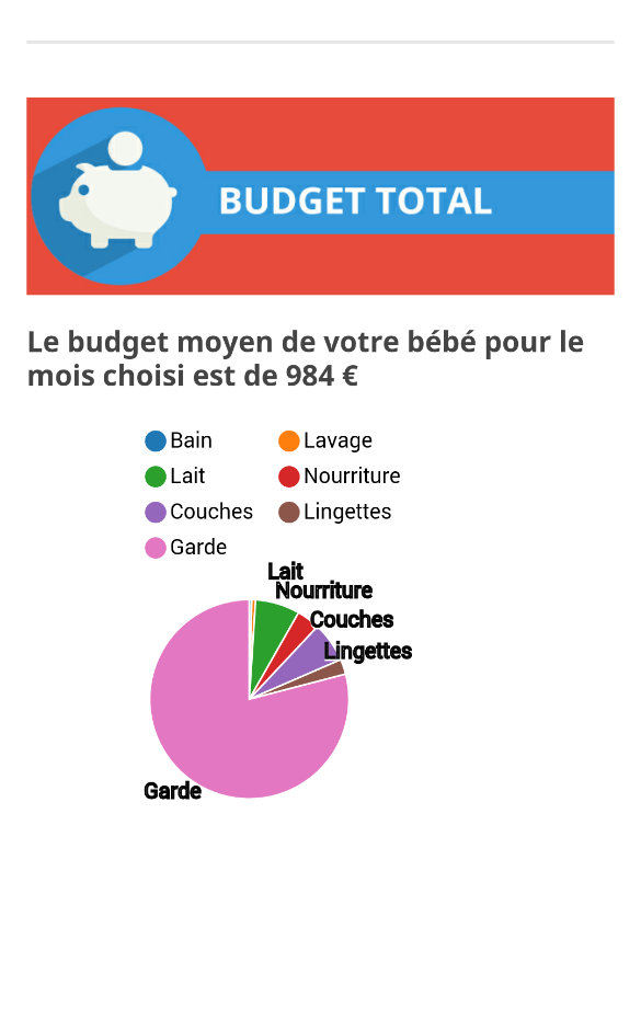 Quel budget pour mon bébé ? Screen 3