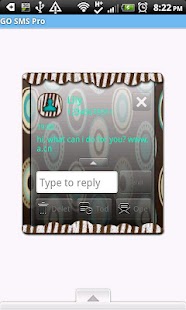 How to mod GO SMS THEME/ZebraPolkaDot patch 1.1 apk for bluestacks