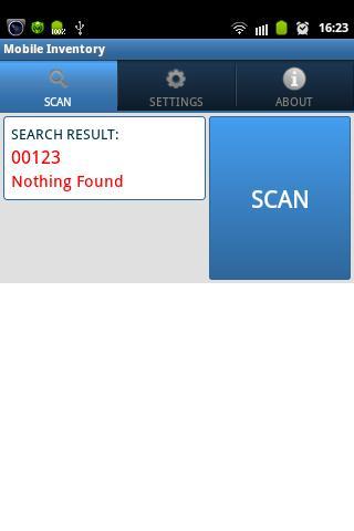 BAR CODE Scanner Excel Screen 2
