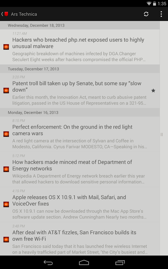 Press (RSS Reader) - screenshot