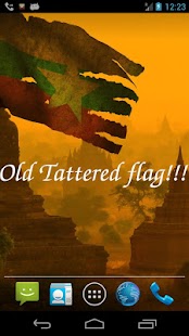 3D Myanmar Flag Live Wallpaper Screenshots 6