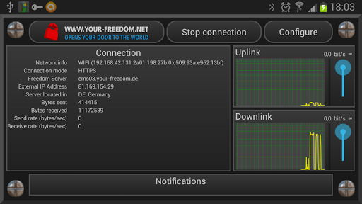 Your Freedom VPN Client  screenshots 3