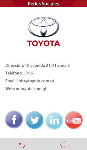 【免費交通運輸App】Toyota Guatemala-APP點子