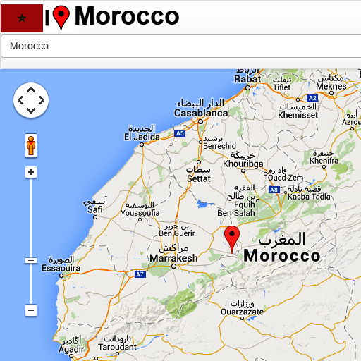 Morocco mapa