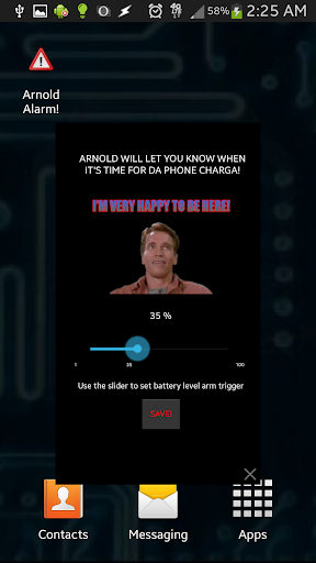 AHNULD ANDROID BATTERY ALARM