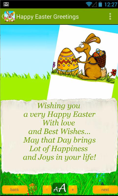 Happy Easter! Greetings Quotes Screen 3
