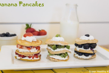 Banana chia seed pancakes