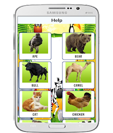 Zoo Animals Names for baby poster 4