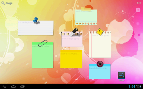 Sticky Notes Widget Full