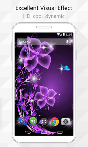 Splendor Flower Live Wallpaper