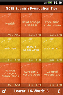 Spanish GCSE Vocabulary AQA Screenshots 7