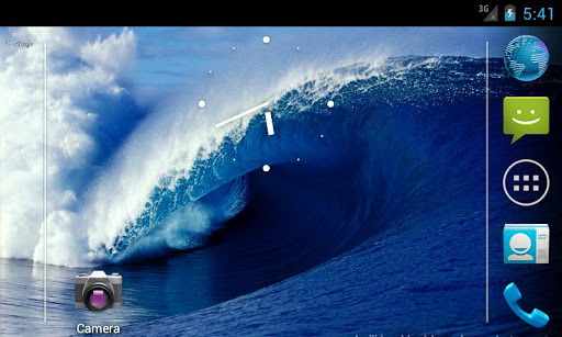 Ocean Wave Surfscape Wallpaper
