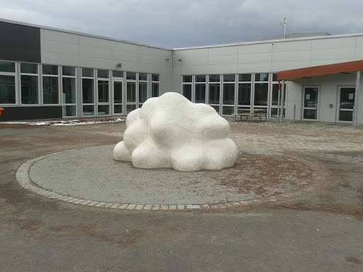 White Blob Of Concrete