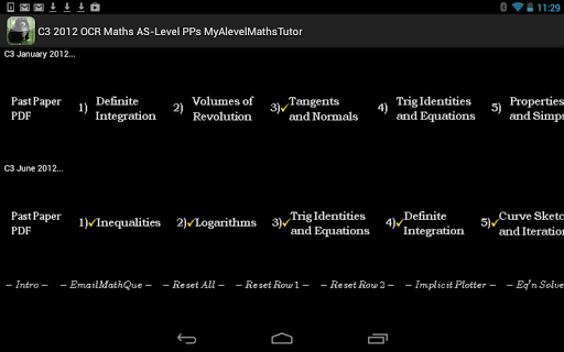 C3 OCR 2012 Past Papers