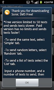Lastest Sonic SMS Free APK for Android