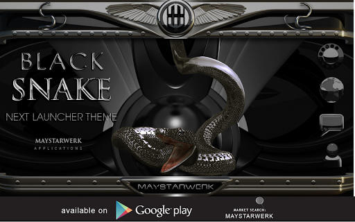 【免費生活App】black snake digital clock-APP點子