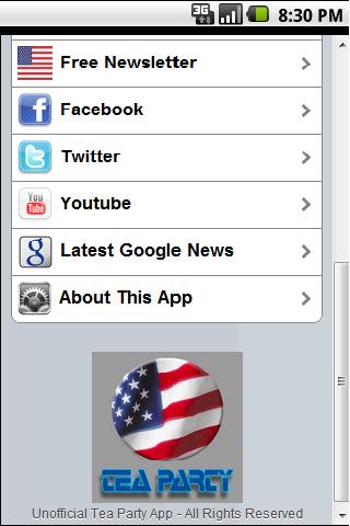 Ultimate Tea Party App Screen 2