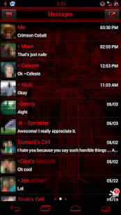 GO SMS Crimson Cobalt Theme(圖3)-速報App