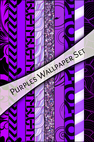 WALLPAPER SET - Purples