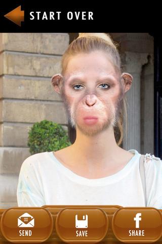 【免費攝影App】Monkey & Ape Photo Booth Face-APP點子