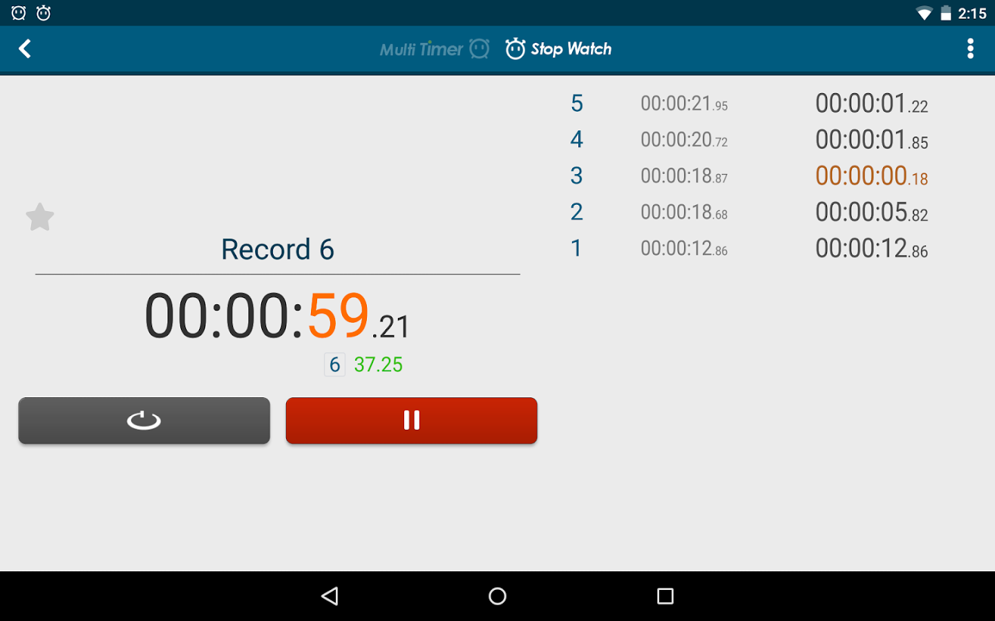 Multi Timer StopWatch Android Apps on Google Play