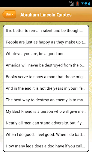 【免費生產應用App】Lincoln Quotes-APP點子