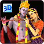 Cover Image of Download 3D Radha Krishna Live Wallpaper 5.1 APK