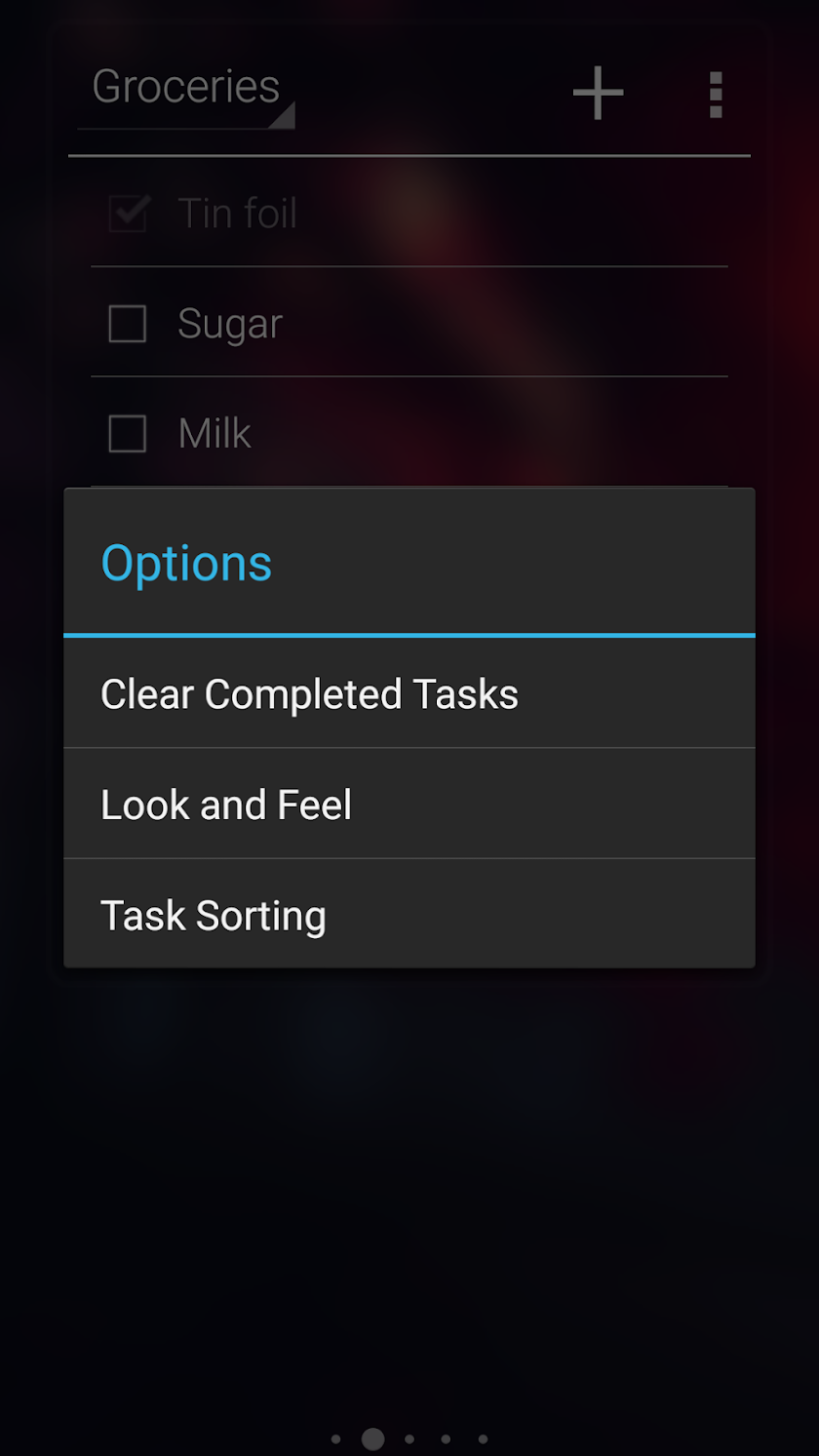 Minimal To-Do List Widget Screen 3