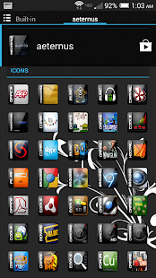 Aeternus icons apex nova adw - screenshot thumbnail